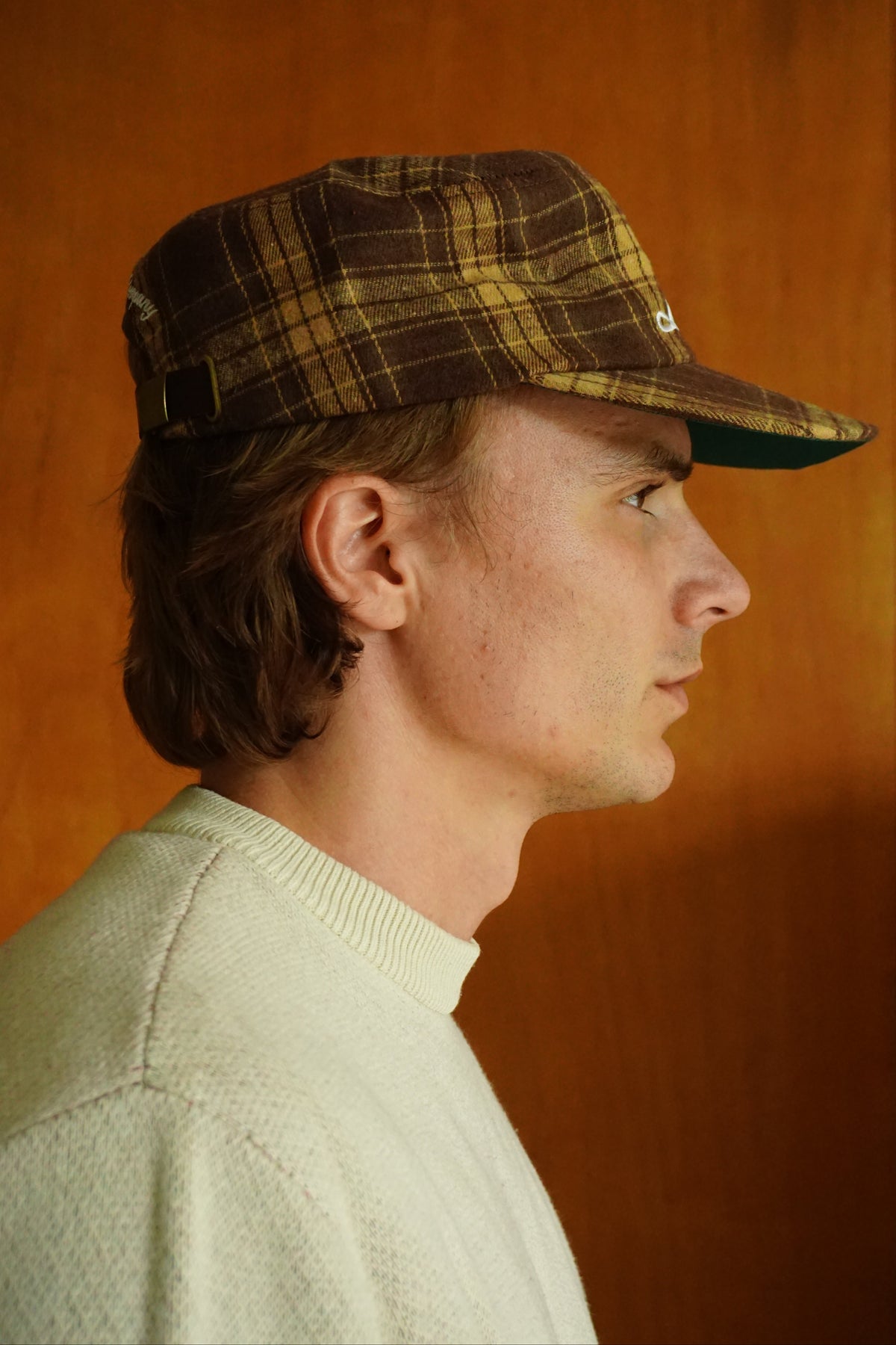 L LOGO PAINTER CAP PLAID