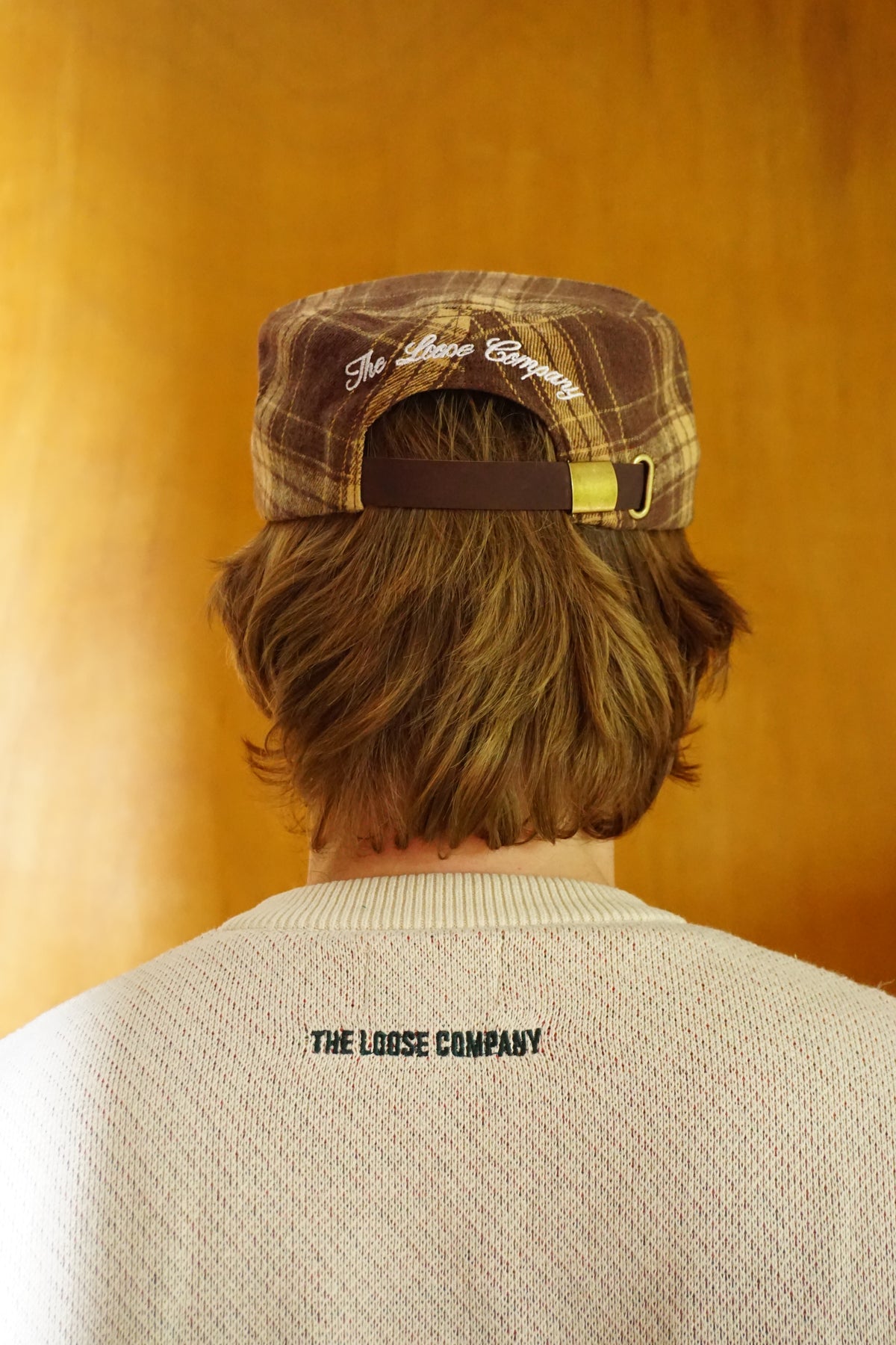 L LOGO PAINTER CAP PLAID