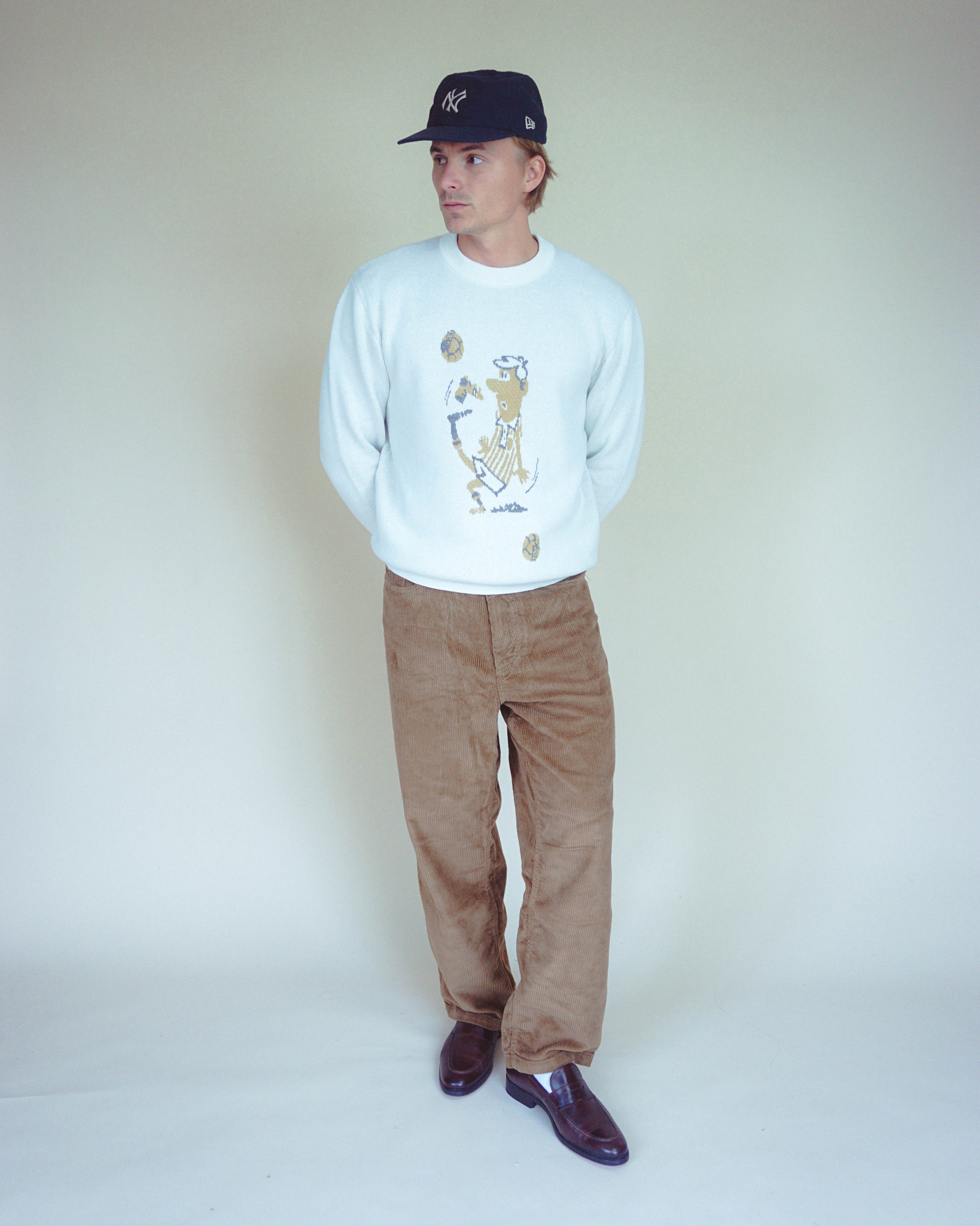 FOOTBALL KNITTED SWEATER