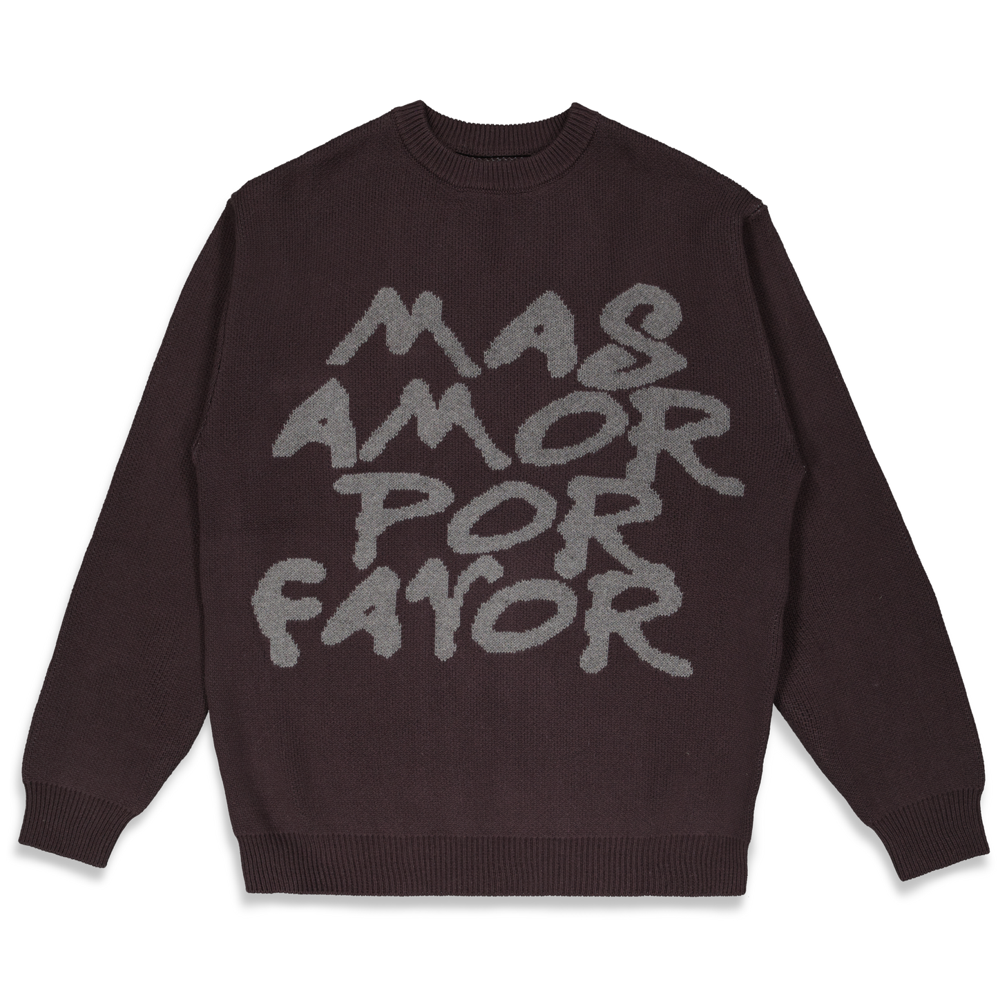MAS AMOR POR FAVOR KNITTED SWEATER