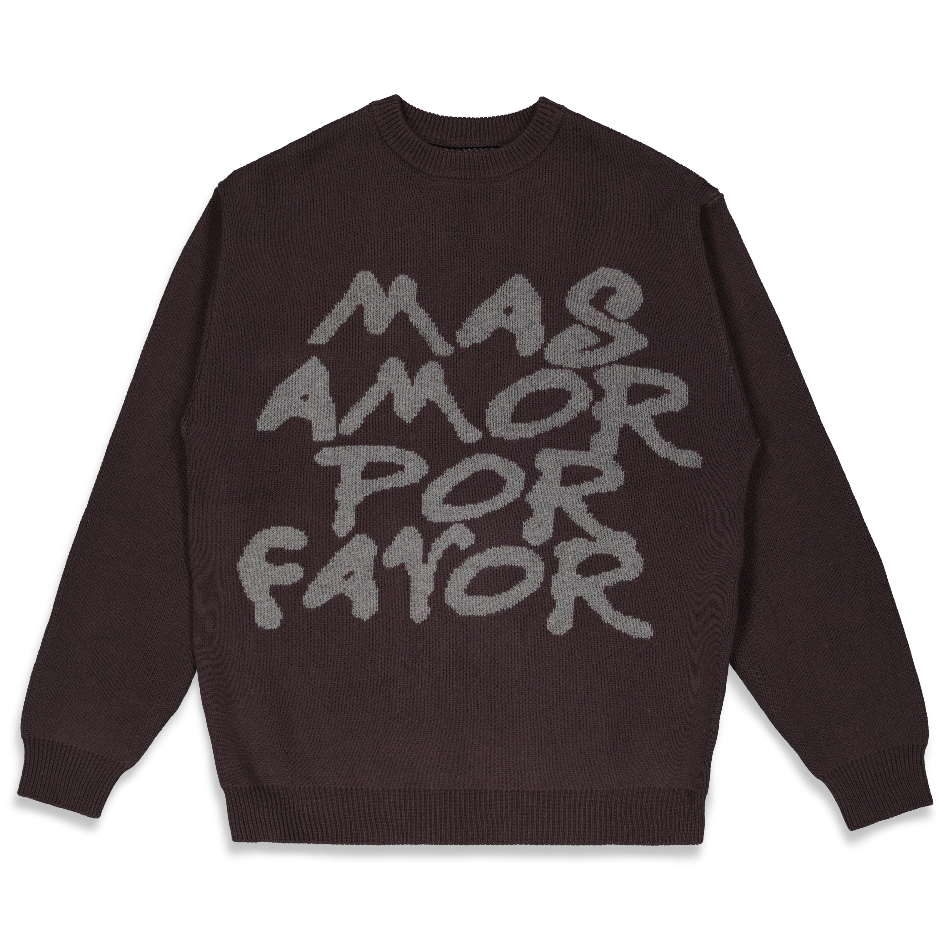 MAS AMOR POR FAVOR KNITTED SWEATER