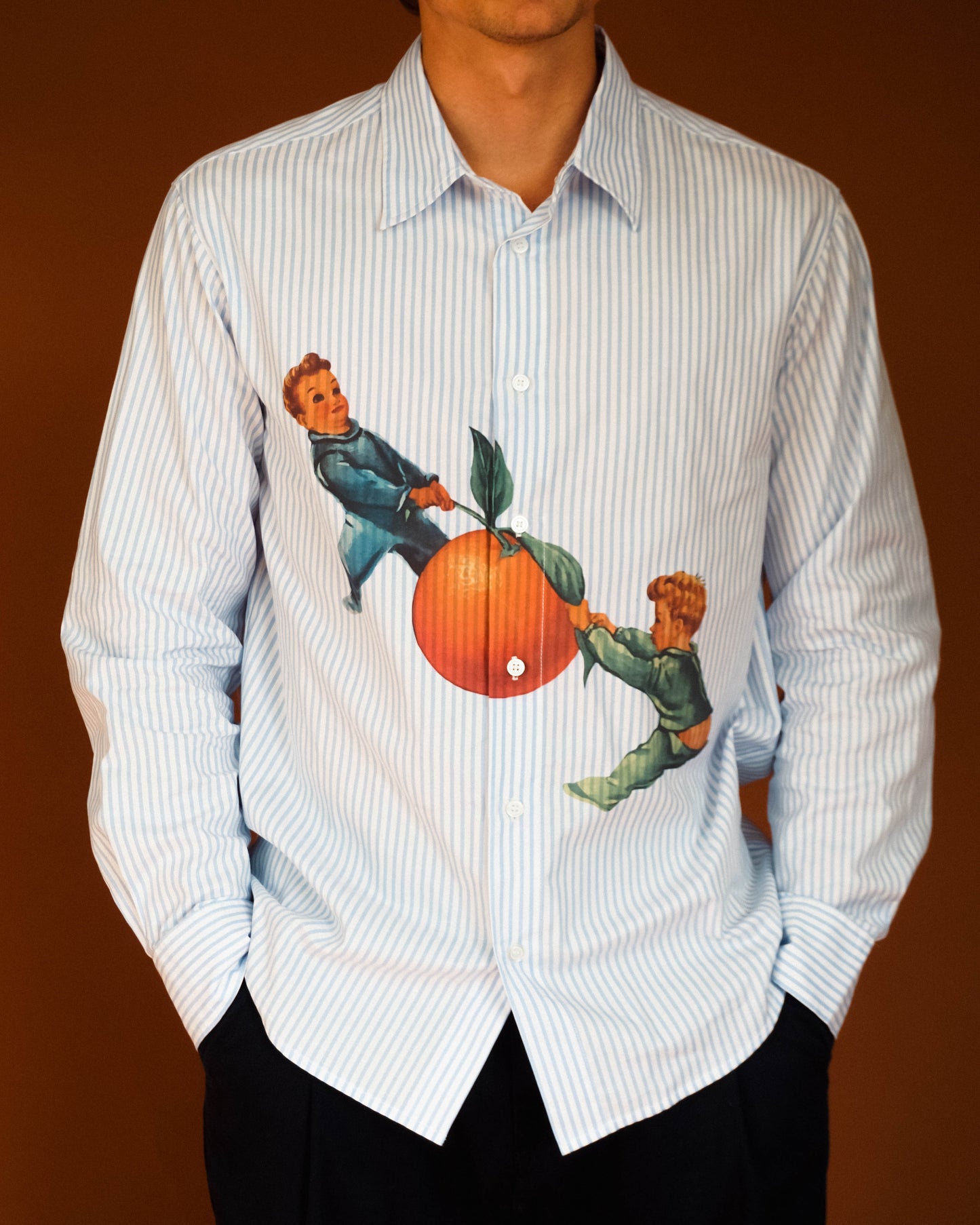 ORANGE OXFORD SHIRT