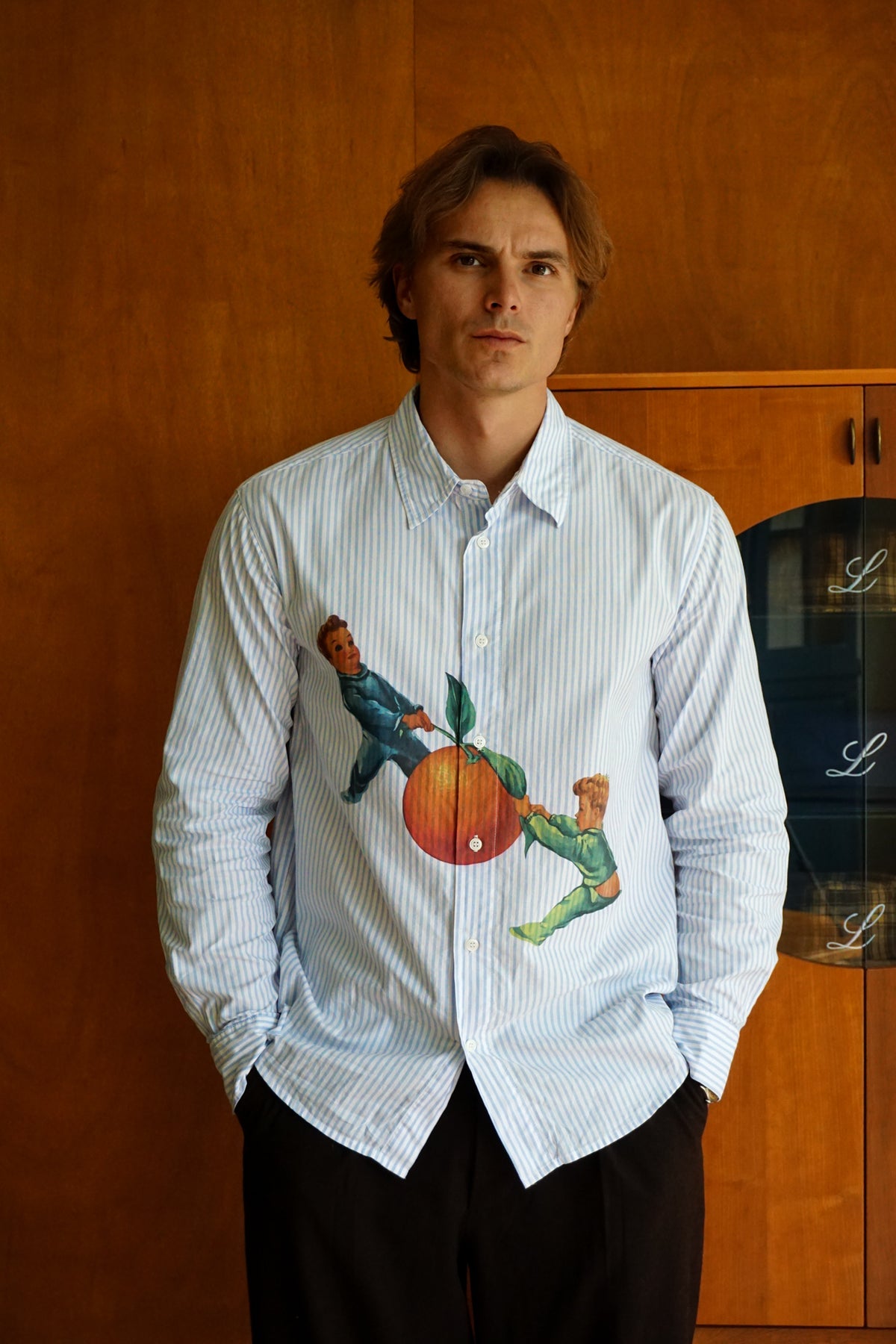 ORANGE OXFORD SHIRT