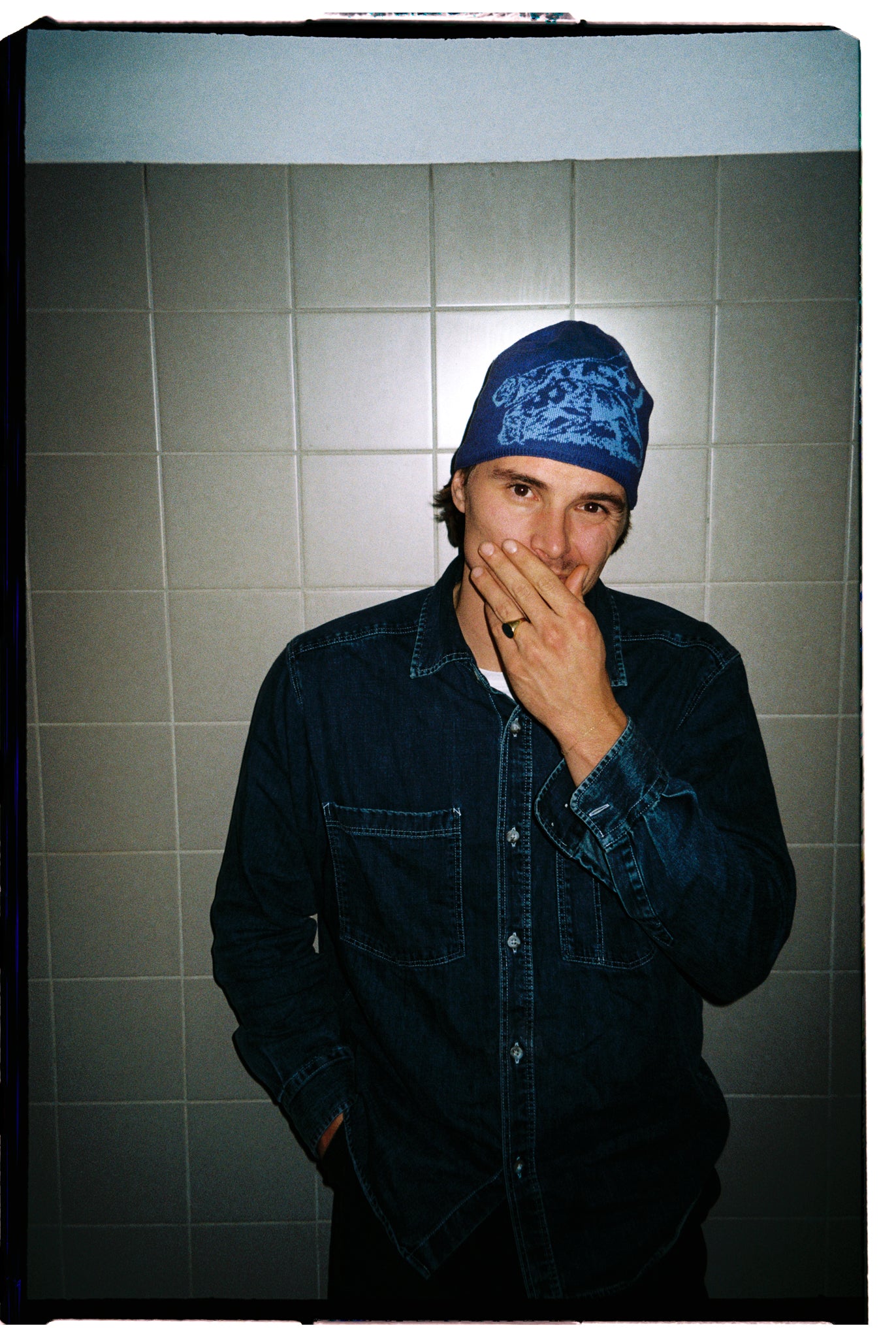 BLOODHOUND BEANIE BLUE