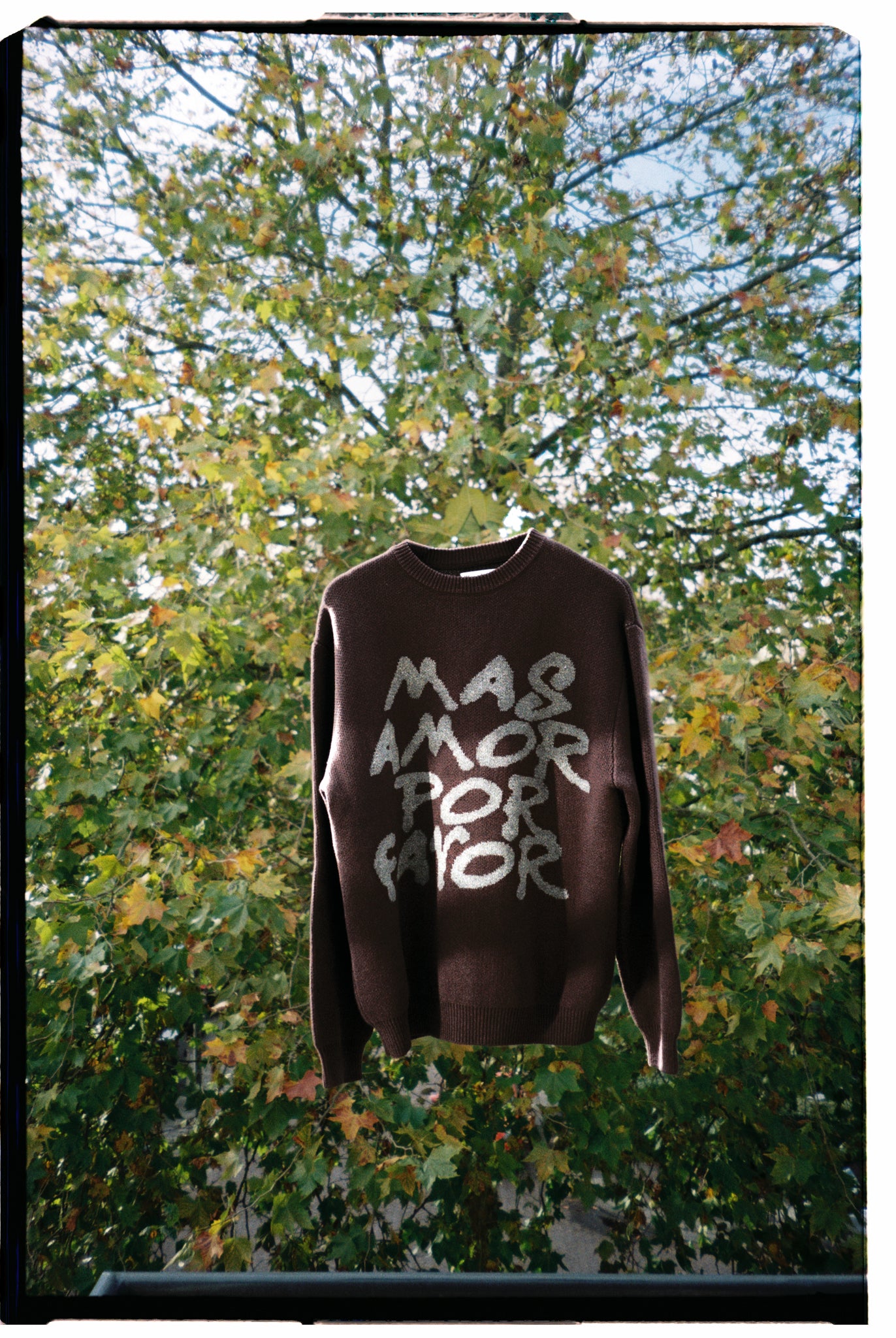 MAS AMOR POR FAVOR KNITTED SWEATER