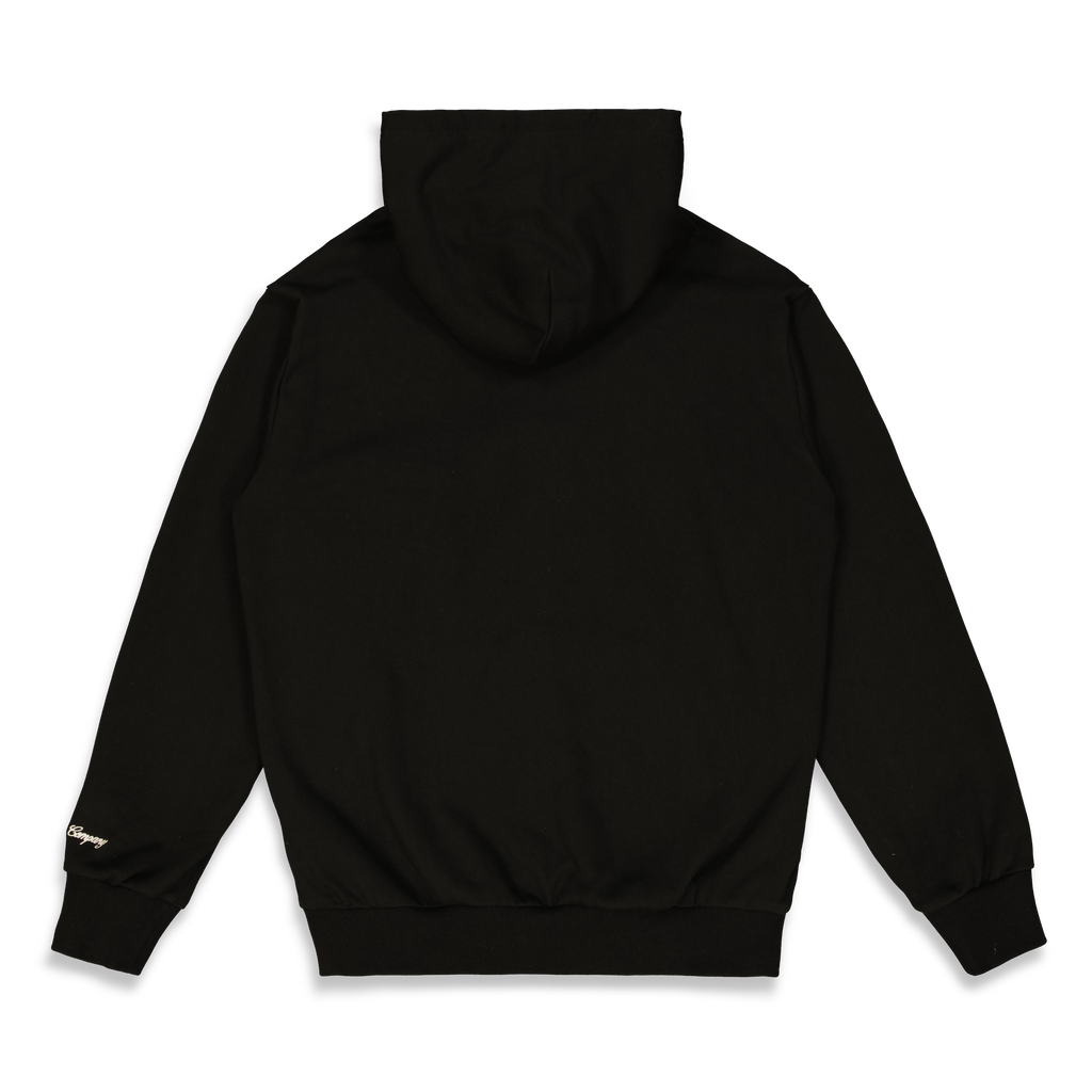 SLIPPER ZIP-UP HOODIE BLACK